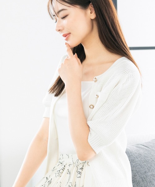 新品　machatt  シャツボレロ　ホワイト 新品 machatt シャツボレロ ホワイト（新品 machatt シャツ