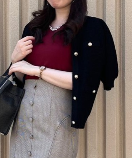 MISCH MASCH（ミッシュマッシュ）の「□2023春夏新作□ツイード5分袖