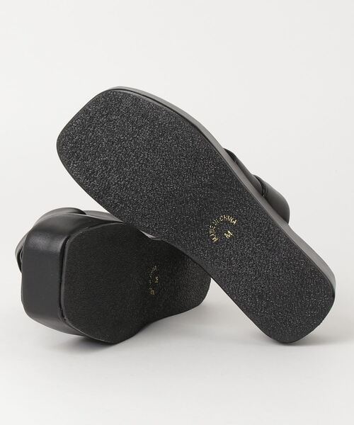 CALIFORNIA OUTFITTERS(カリフォルニア アウトフィッターズ)の「厚底 トング ミュール サンダル プラットフォーム スクエアトゥ トングサンダル(サンダル・レディース・ホワイト/ブラック・M/L)」の15枚目の写真