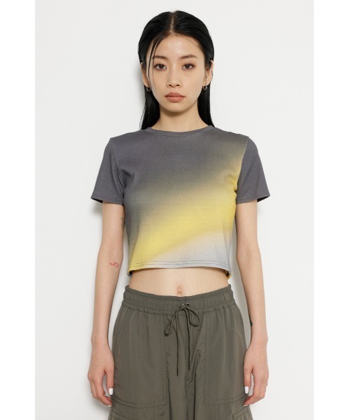 LAGUA GEM(ラグアジェム)の「COLOR PALETTE トップス(Tシャツ/カットソー・レディース・グリーン/ブルー/チャコールグレー・FREE)」の9枚目の写真