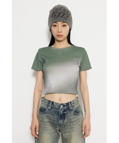 LAGUA GEM(ラグアジェム)の「COLOR PALETTE トップス(Tシャツ/カットソー・レディース・グリーン/ブルー/チャコールグレー・FREE)」の11枚目の写真
