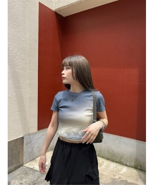 LAGUA GEM(ラグアジェム)の「COLOR PALETTE トップス(Tシャツ/カットソー・レディース・グリーン/ブルー/チャコールグレー・FREE)」の20枚目の写真