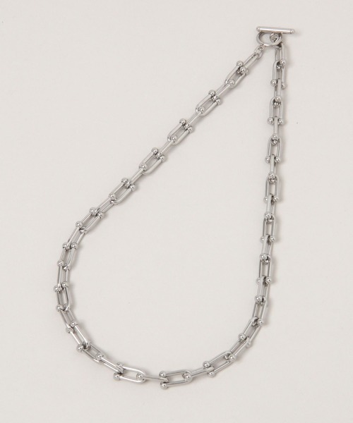 RAGEBLUE（レイジブルー）の「デザインコンビネーションネックレス（ネックレス・メンズ・その他1/ホワイト・FREE）」の3枚目の写真