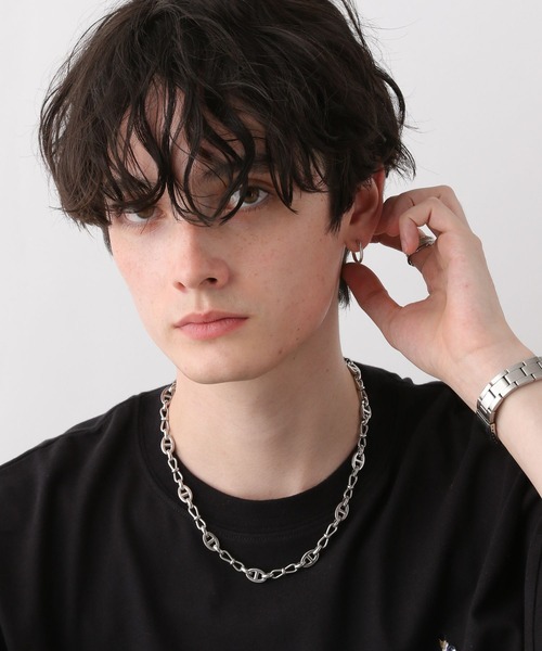 RAGEBLUE（レイジブルー）の「デザインコンビネーションネックレス（ネックレス・メンズ・その他1/ホワイト・FREE）」の9枚目の写真