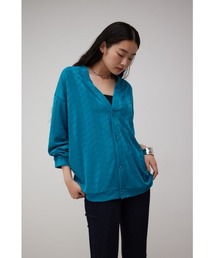 AZUL by moussy | ジオメトリックシアーカットカーディガン(カーディガン/ボレロ)