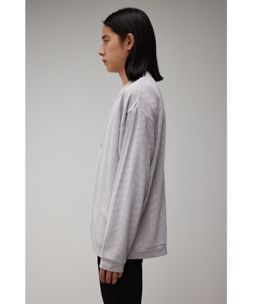 AZUL by moussy（アズールバイマウジー）の「ジオメトリックシアーカットカーディガン（カーディガン/ボレロ・メンズ・ブルー/ブラック/ライトグレー・MEDIUM/LARGE）」の9枚目の写真