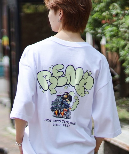 SPINNS（スピンズ）の「【BEN DAVIS/ベンデイビス】バックプリントT