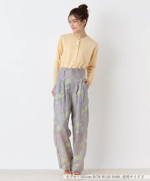 margaux(マルゴー)の「【MARGAUX】シアーワイドパンツ(その他パンツ・レディース・ダークネイビー・2)」の17枚目の写真