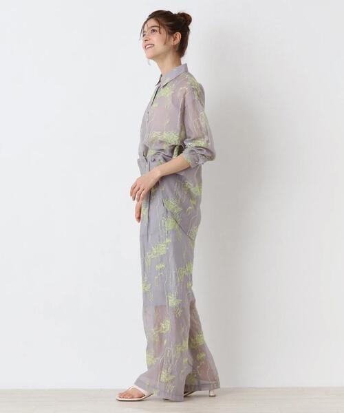 margaux(マルゴー)の「【MARGAUX】シアーワイドパンツ(その他パンツ・レディース・ダークネイビー・2)」の21枚目の写真