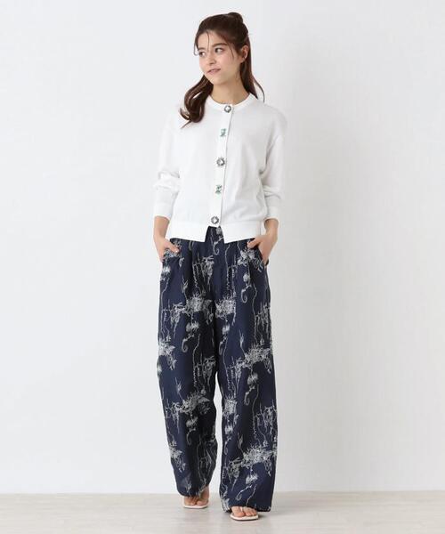 margaux(マルゴー)の「【MARGAUX】シアーワイドパンツ(その他パンツ・レディース・ダークネイビー・2)」の22枚目の写真