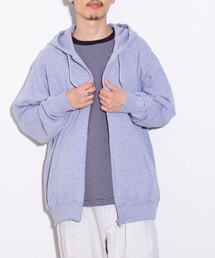 【限定展開】【GLOSTER/グロスター】 裏パイル ジップアップパーカー ベーシック
