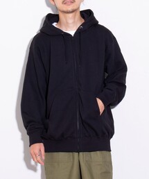 【限定展開】【GLOSTER/グロスター】 裏パイル ジップアップパーカー ベーシック