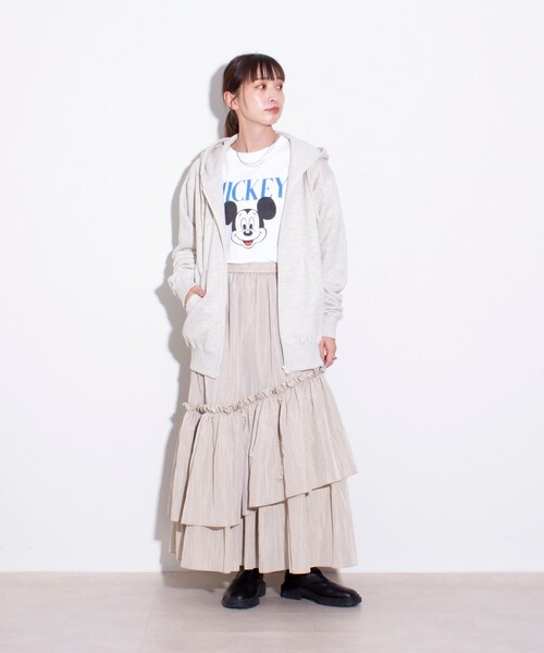 GLOSTER(グロスター)の「【限定展開】【GLOSTER/グロスター】 裏パイル ジップアップパーカー ベーシック(パーカー・メンズ・ブラック/グレー/アイボリー・S/M/L)」の4枚目の写真