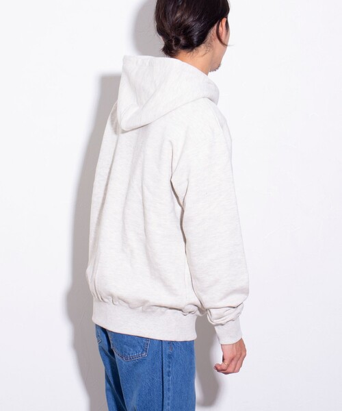 GLOSTER(グロスター)の「【限定展開】【GLOSTER/グロスター】 裏パイル ジップアップパーカー ベーシック(パーカー・メンズ・ブラック/グレー/アイボリー・S/M/L)」の16枚目の写真