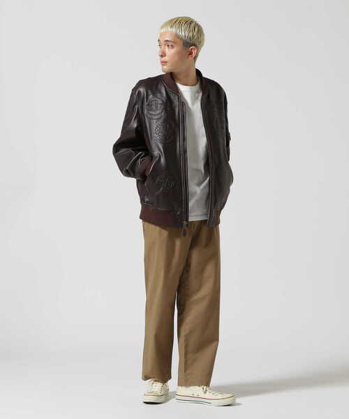 AVIREX（アヴィレックス）の「TWO TACK PANTS / ツータック パンツ / AVIREX / アヴィレックス（チノパンツ・メンズ・ブラック/オリーブ系/カーキ・M/L/XL/2XL）」の5枚目の写真