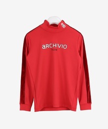 <LADIES>長袖ハイネックプルオーバー ベロアライン 2023年秋冬