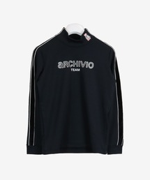 <LADIES>長袖ハイネックプルオーバー ベロアライン 2023年秋冬