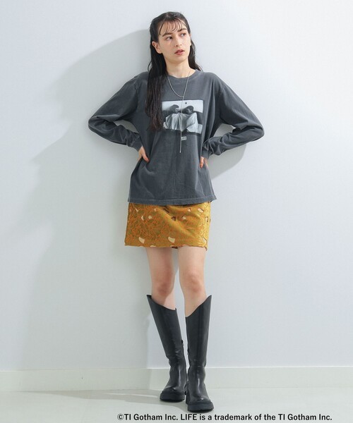 Ray BEAMS(レイビームス)の「GOOD ROCK SPEED × Ray BEAMS / 別注 LIFE ロングスリーブ Tシャツ(Tシャツ/カットソー・レディース・ホワイト/ブラック/ホワイト系その他2・ONE SIZE)」の15枚目の写真