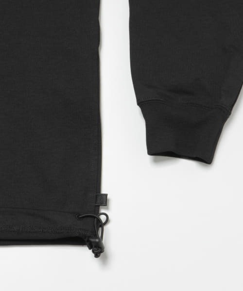 DAIWA PIER39（ダイワピア39）の「DAIWA PIER39　TECH CLEW NECK T-SHIRTS LONG-SLEEVE（Tシャツ/カットソー・メンズ・ホワイト/ブラック・MEDIUM/SMALL/LARGE）」の6枚目の写真