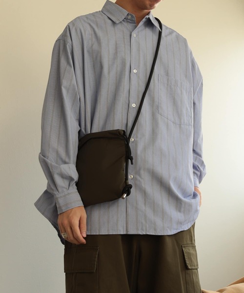 SENSE OF PLACE by URBAN RESEARCH(センスオブプレイスバイアーバンリサーチ)の「ストライプエクストラルーズシャツA(シャツ/ブラウス・メンズ・その他2/その他3/その他1・LARGE/MEDIUM)」の4枚目の写真