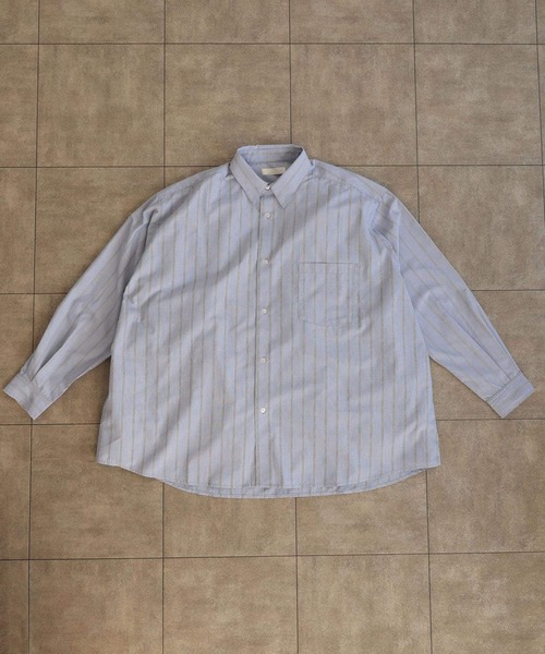 SENSE OF PLACE by URBAN RESEARCH(センスオブプレイスバイアーバンリサーチ)の「ストライプエクストラルーズシャツA(シャツ/ブラウス・メンズ・その他2/その他3/その他1・LARGE/MEDIUM)」の14枚目の写真