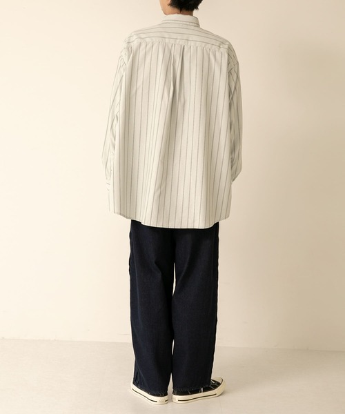 SENSE OF PLACE by URBAN RESEARCH(センスオブプレイスバイアーバンリサーチ)の「ストライプエクストラルーズシャツA(シャツ/ブラウス・メンズ・その他2/その他3/その他1・LARGE/MEDIUM)」の19枚目の写真