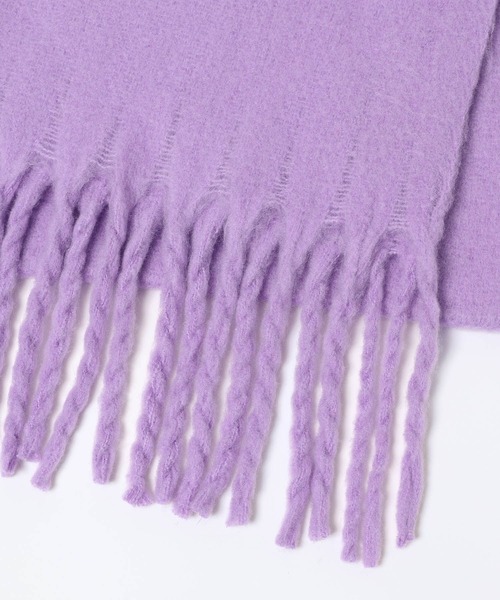 Andemiu（アンデミュウ）の「フワモコウォッシャブルストール966431（ストール/ショール・レディース・ベージュ/オフホワイト/ラベンダー・FREE）」の4枚目の写真