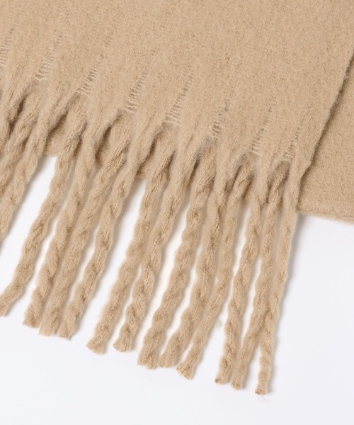 Andemiu（アンデミュウ）の「フワモコウォッシャブルストール966431（ストール/ショール・レディース・ベージュ/オフホワイト/ラベンダー・FREE）」の9枚目の写真