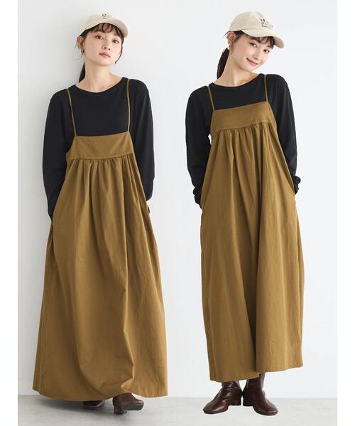AMERICAN HOLIC(アメリカンホリック)の「丈違いキャミワンピース(ワンピース・レディース・キャメル/ブラック・M/L)」の19枚目の写真