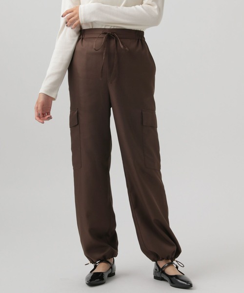 Elura（エルーラ）の「大人キレイめカーゴパンツ（カーゴパンツ・レディース・カーキ/ライトベージュ/ブラウン・MEDIUM/LARGE/SMALL）」の8枚目の写真