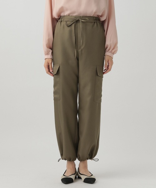 Elura（エルーラ）の「大人キレイめカーゴパンツ（カーゴパンツ・レディース・カーキ/ライトベージュ/ブラウン・MEDIUM/LARGE/SMALL）」の9枚目の写真