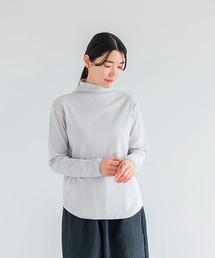 コットンフライス ハイネックプルオーバー