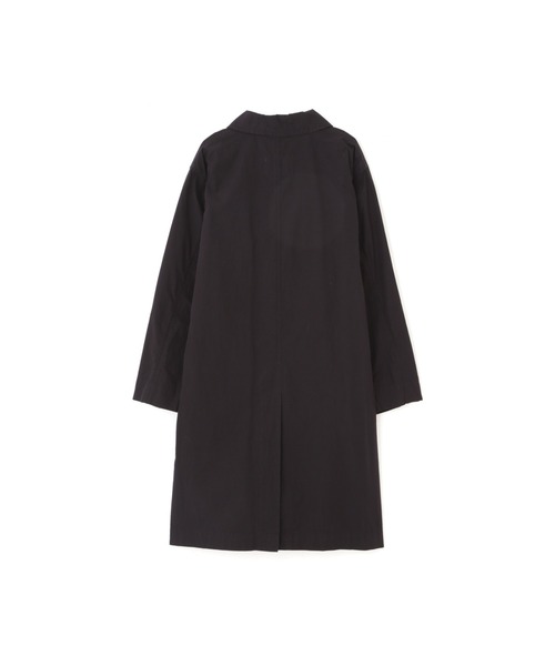 MHL.（エムエイチエル）の「PROOFED COTTON POPLIN（ステンカラーコート・レディース・ブラック/ライトブラウン・2/1）」の8枚目の写真