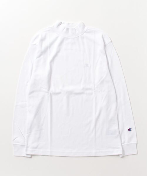 Champion(チャンピオン)の「チャンピオン MOCK NECK L/S T-SHIRT_(Tシャツ/カットソー・メンズ・ブラック/オリーブ/オフホワイト・L/S/M/LL)」の1枚目の写真