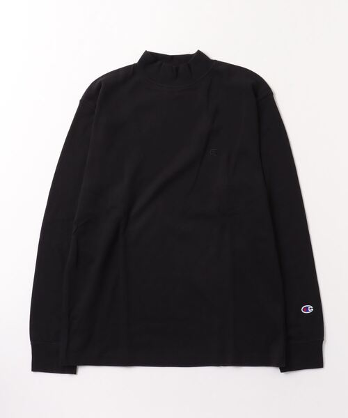 Champion(チャンピオン)の「チャンピオン MOCK NECK L/S T-SHIRT_(Tシャツ/カットソー・メンズ・ブラック/オリーブ/オフホワイト・L/S/M/LL)」の2枚目の写真