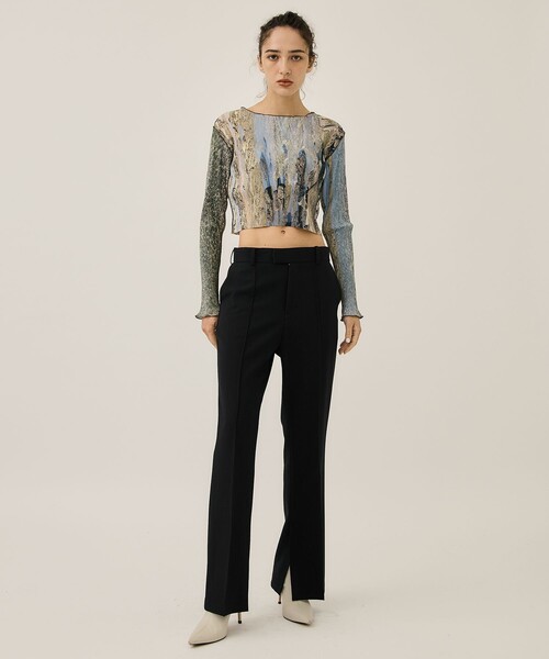 kotohayokozawa ウェーブティニーグラフィックトップ02 kotohayokozawa