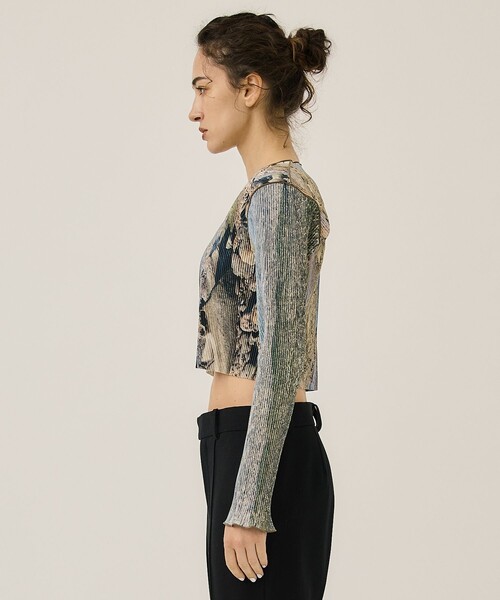 セール中 kotohayokozawa ウェーブティニーグラフィックトップ02