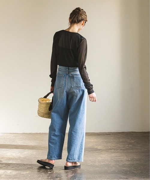 Noble（ノーブル）の「《追加》シフォンジャージプルオーバー 2（Tシャツ/カットソー・レディース・ホワイト/ベージュ/ブラック・FREE）」の22枚目の写真