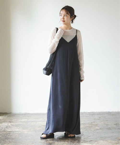 Noble（ノーブル）の「《追加》シフォンジャージプルオーバー 2（Tシャツ/カットソー・レディース・ホワイト/ベージュ/ブラック・FREE）」の8枚目の写真