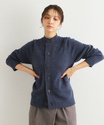 【カラー追加/日本製/ワンマイルウエア】ソフトウール混カーディガン