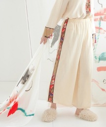 QFORON（キュフォロン）の「柄ラインガーゼパジャマパンツ（ルームウェア/パジャマ）」