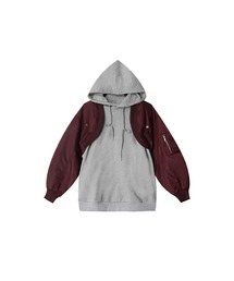 U:UME（ユーム）の「Hooded Short Jacket Set-Up（パーカー）」
