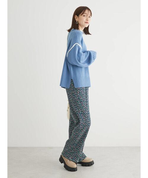 Petit fleur(プチフルール)の「・Petit Fleur ハイショクタートルニット(ニット/セーター・レディース・ブラック/サックスブルー/アイボリー・FREE)」の18枚目の写真