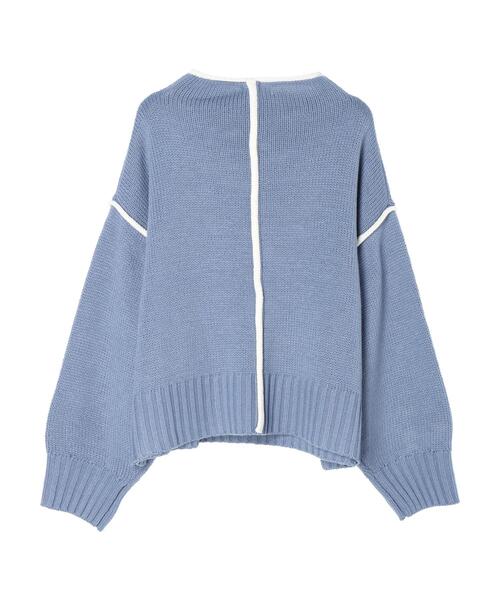 Petit fleur(プチフルール)の「・Petit Fleur ハイショクタートルニット(ニット/セーター・レディース・ブラック/サックスブルー/アイボリー・FREE)」の22枚目の写真