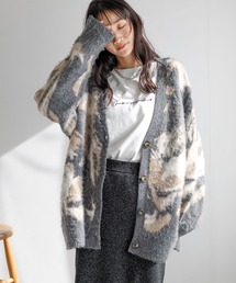 LOWRYS FARM | キモウガラカーディガンＬＳ　992438(カーディガン/ボレロ)