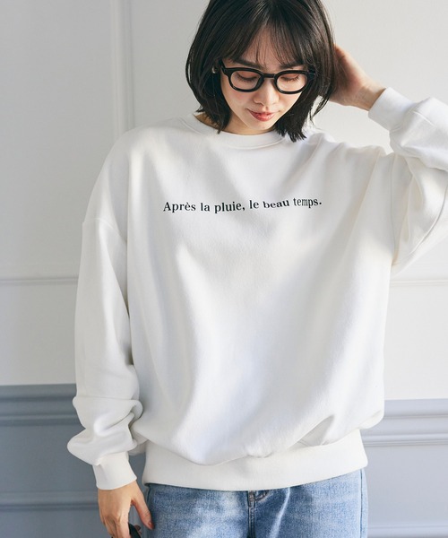 coca（coca）（コカ）の「【WEB限定セール】裏起毛カレッジアソートプリントスウェット（スウェット・レディース・A/B/C/D/E/F・M/L）」の3枚目の写真