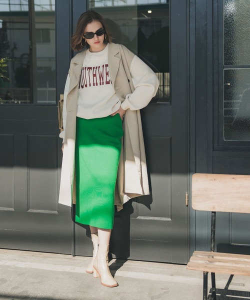 coca（coca）（コカ）の「【WEB限定セール】裏起毛カレッジアソートプリントスウェット（スウェット・レディース・A/B/C/D/E/F・M/L）」の17枚目の写真