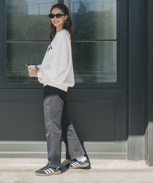 coca（coca）（コカ）の「【WEB限定セール】裏起毛カレッジアソートプリントスウェット（スウェット・レディース・A/B/C/D/E/F・M/L）」の10枚目の写真