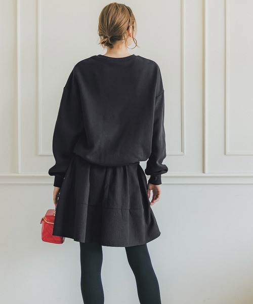 coca（coca）（コカ）の「【WEB限定セール】裏起毛カレッジアソートプリントスウェット（スウェット・レディース・A/B/C/D/E/F・M/L）」の13枚目の写真