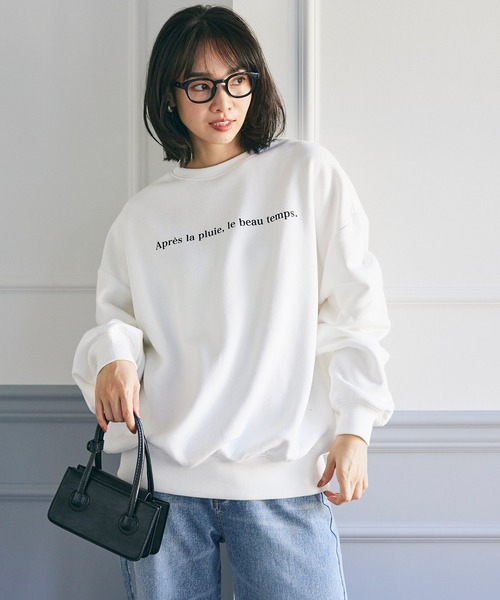 coca（coca）（コカ）の「【WEB限定セール】裏起毛カレッジアソートプリントスウェット（スウェット・レディース・A/B/C/D/E/F・M/L）」の18枚目の写真